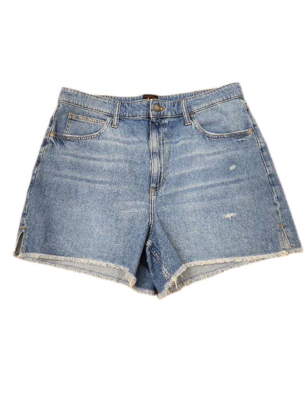 Womens Lee Blue Jean Shorts Size 16 Medium Denim Casual Summer Fashion Fit